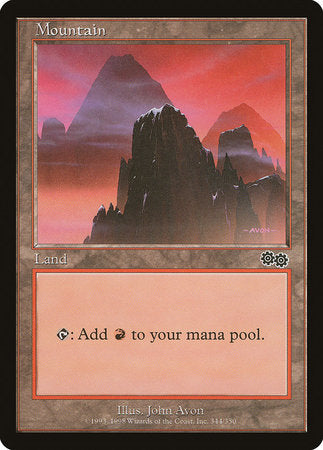Mountain (344) [Urza's Saga] | Spectrum Games