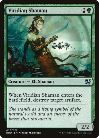Viridian Shaman [Duel Decks: Elves vs. Inventors] | Spectrum Games
