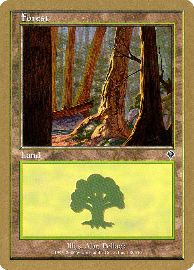 Forest (jt348a) (Jan Tomcani) [World Championship Decks 2001] | Spectrum Games