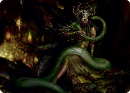 Saryth, the Viper's Fang Art Card [Innistrad: Midnight Hunt Art Series] | Spectrum Games