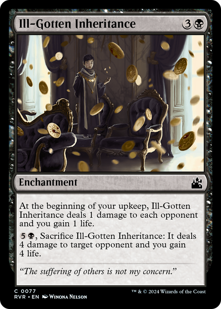 Ill-Gotten Inheritance [Ravnica Remastered] | Spectrum Games
