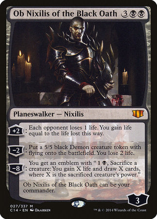Ob Nixilis of the Black Oath [Commander 2014] | Spectrum Games
