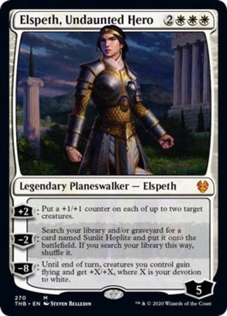 Elspeth, Undaunted Hero [Theros Beyond Death] | Spectrum Games