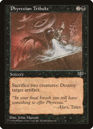 Phyrexian Tribute [Mirage] | Spectrum Games