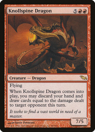 Knollspine Dragon [Shadowmoor] | Spectrum Games