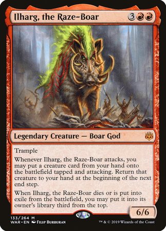 Ilharg, the Raze-Boar [War of the Spark] | Spectrum Games