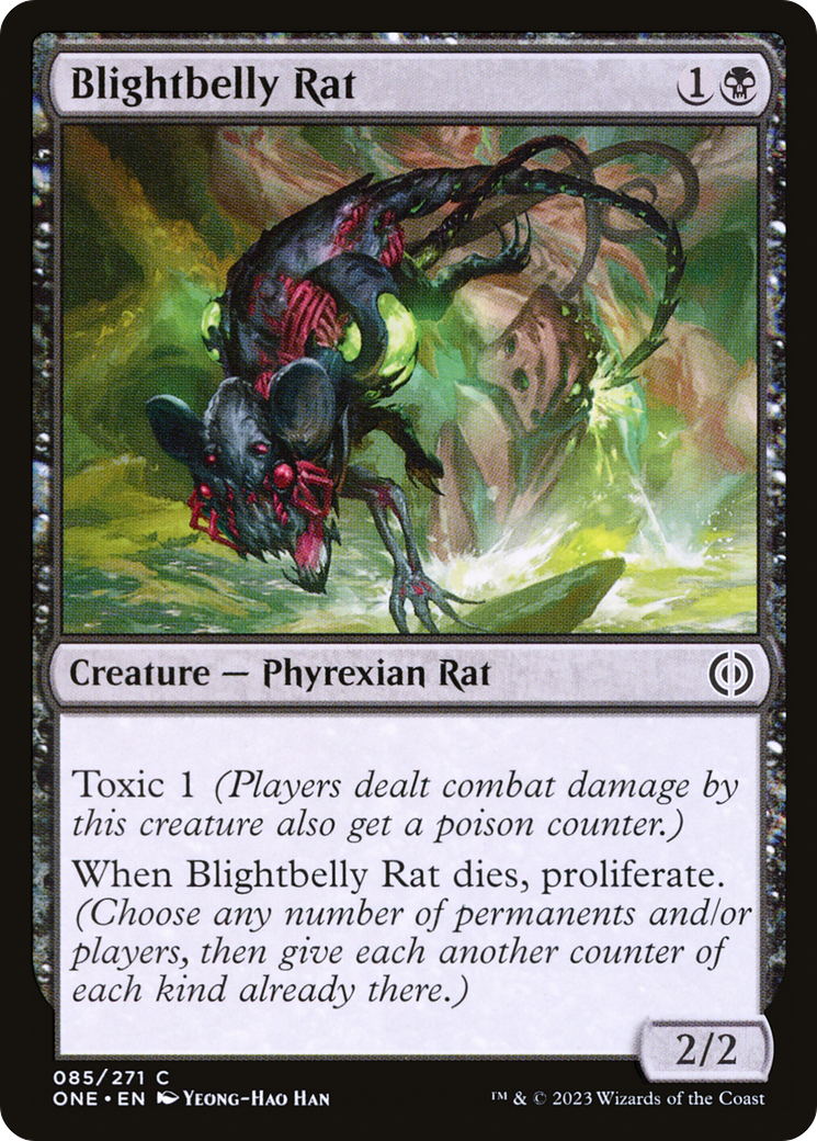 Blightbelly Rat [Phyrexia: All Will Be One] | Spectrum Games