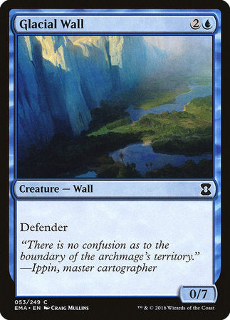 Glacial Wall [Eternal Masters] | Spectrum Games