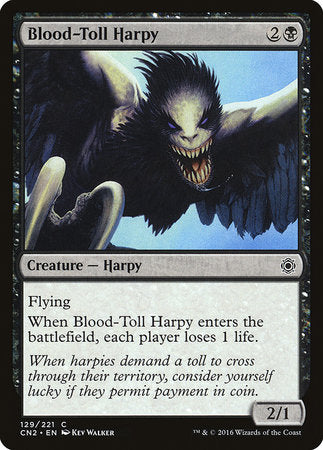 Blood-Toll Harpy [Conspiracy: Take the Crown] | Spectrum Games