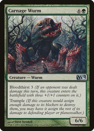 Carnage Wurm [Magic 2012] | Spectrum Games