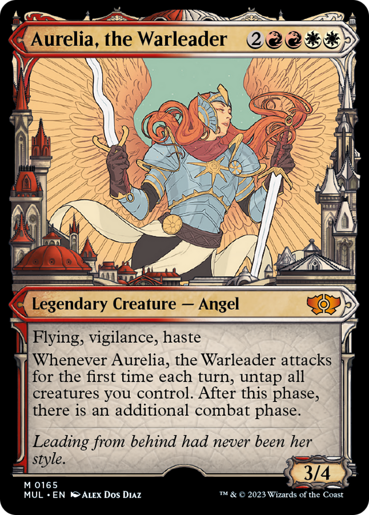 Aurelia, the Warleader (Halo Foil) [Multiverse Legends] | Spectrum Games