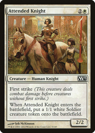 Attended Knight [Magic 2013] | Spectrum Games