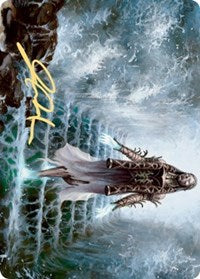 Karfell Harbinger Art Card (Gold-Stamped Signature) [Kaldheim: Art Series] | Spectrum Games