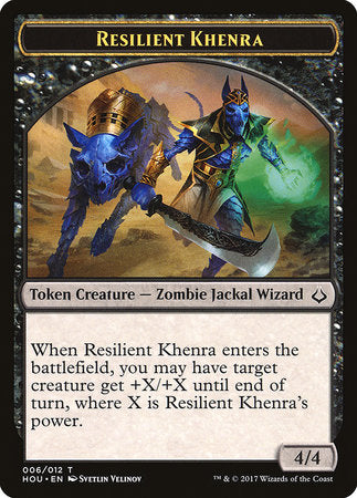 Resilient Khenra Token [Hour of Devastation Tokens] | Spectrum Games