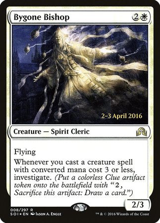 Bygone Bishop [Shadows over Innistrad Promos] | Spectrum Games