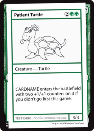 Patient Turtle (2021 Edition) [Mystery Booster Playtest Cards] | Spectrum Games
