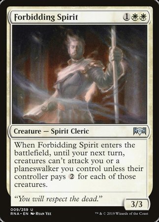 Forbidding Spirit [Ravnica Allegiance] | Spectrum Games