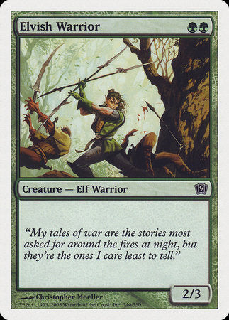 Elvish Warrior [Ninth Edition] | Spectrum Games