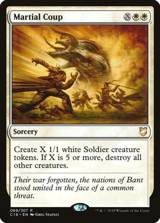 Martial Coup [Commander 2018] | Spectrum Games