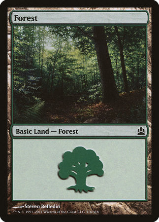 Forest (316) [Commander 2011] | Spectrum Games