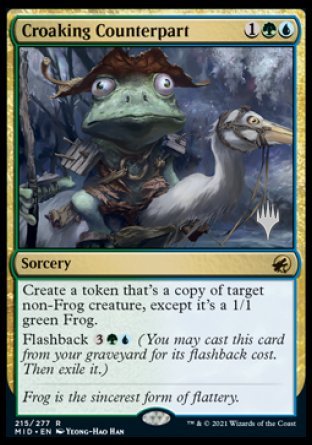 Croaking Counterpart (Promo Pack) [Innistrad: Midnight Hunt Promos] | Spectrum Games