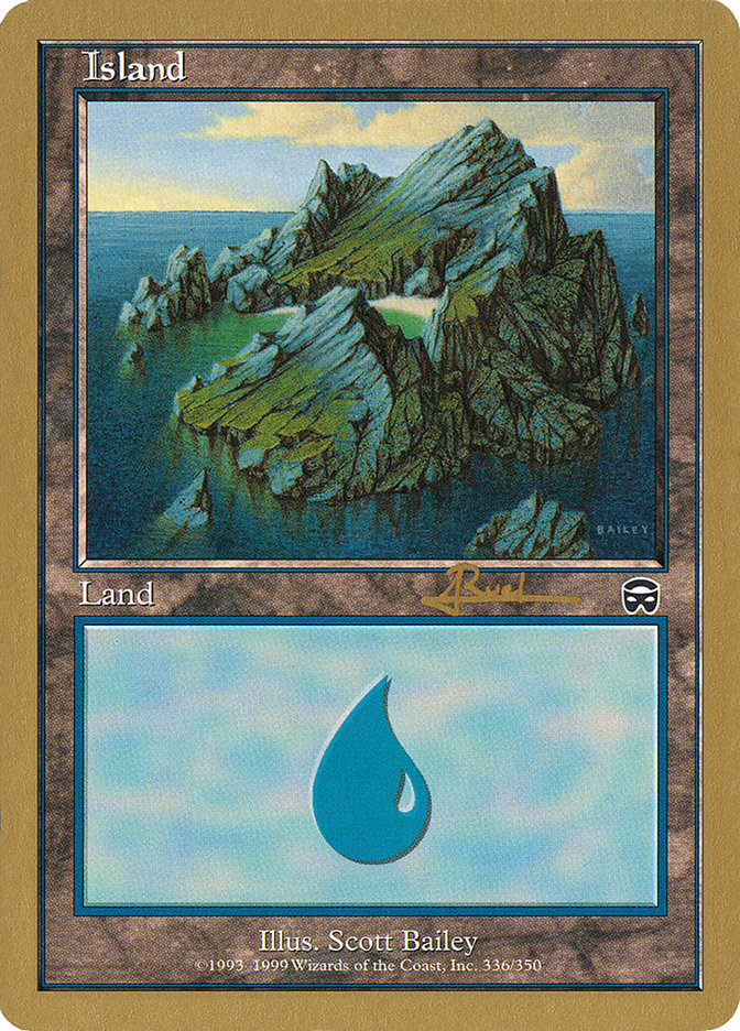 Island (ar336a) (Antoine Ruel) [World Championship Decks 2001] | Spectrum Games