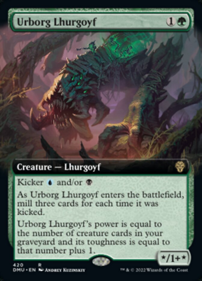 Urborg Lhurgoyf (Extended Art) [Dominaria United] | Spectrum Games