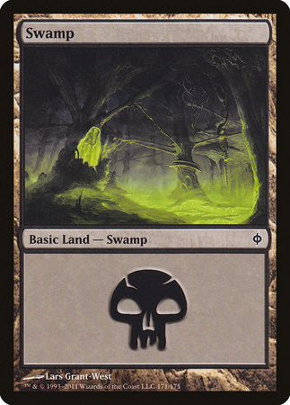 Swamp (171) [New Phyrexia] | Spectrum Games