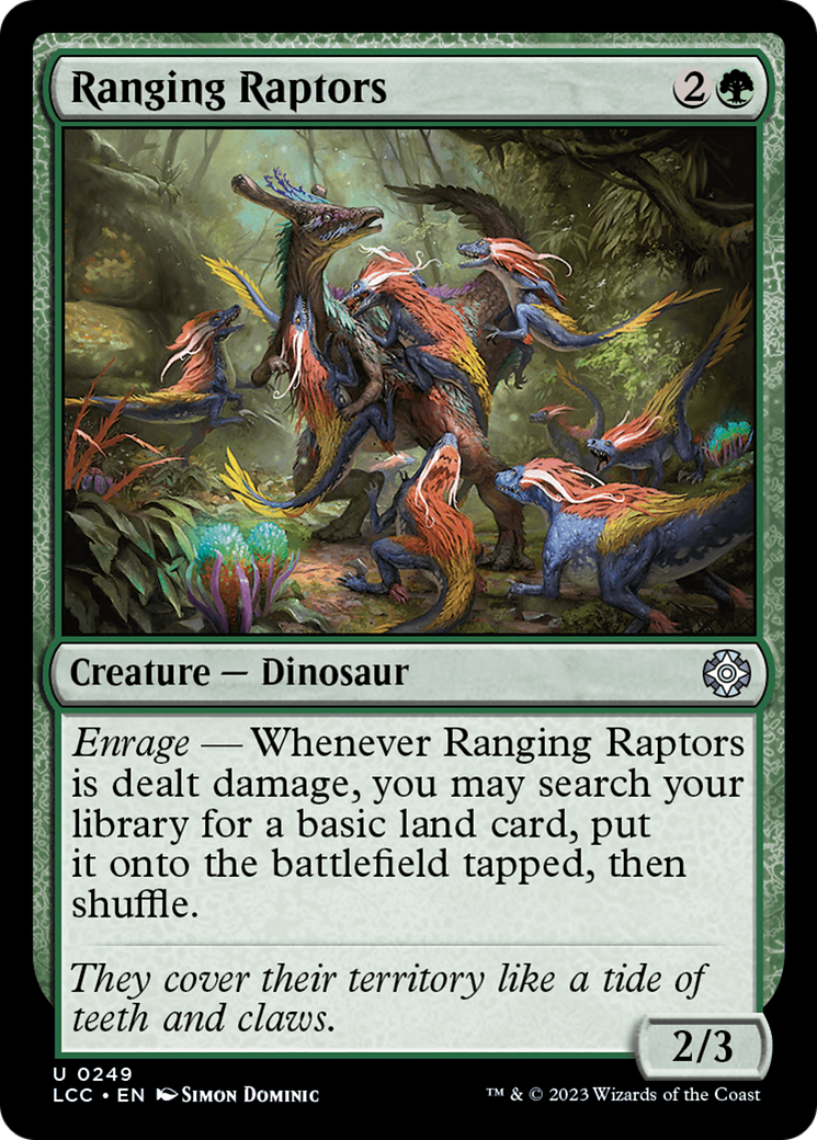 Ranging Raptors [The Lost Caverns of Ixalan Commander] | Spectrum Games