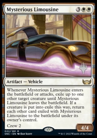 Mysterious Limousine (Promo Pack) [Streets of New Capenna Promos] | Spectrum Games
