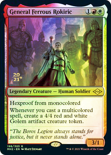 General Ferrous Rokiric [Modern Horizons 2 Prerelease Promos] | Spectrum Games