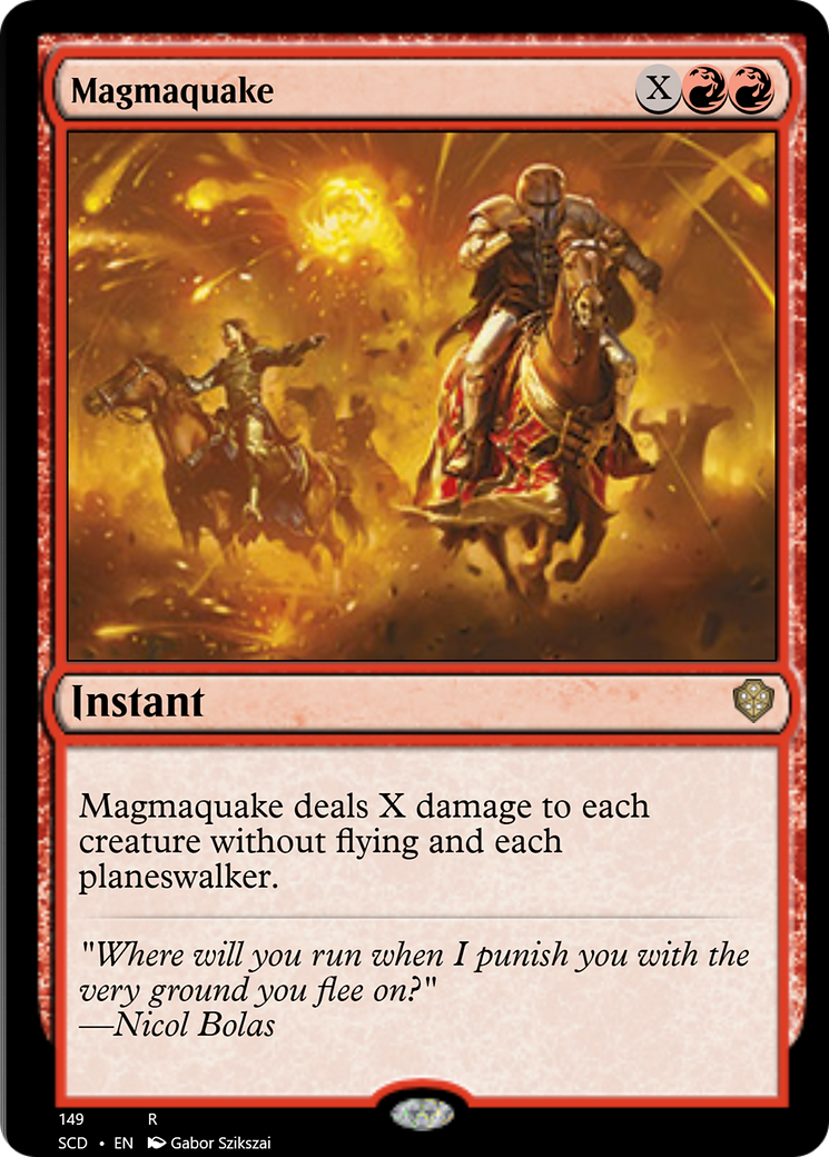 Magmaquake [Starter Commander Decks] | Spectrum Games