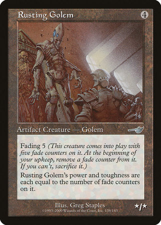 Rusting Golem [Nemesis] | Spectrum Games