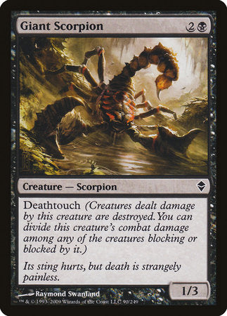 Giant Scorpion [Zendikar] | Spectrum Games