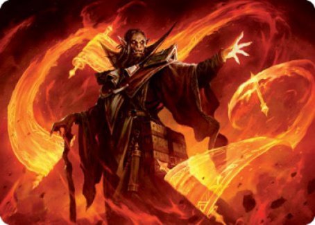 Plargg, Dean of Chaos Art Card [Strixhaven: School of Mages Art Series] | Spectrum Games