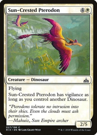 Sun-Crested Pterodon [Rivals of Ixalan] | Spectrum Games