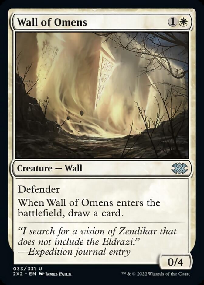 Wall of Omens [Double Masters 2022] | Spectrum Games