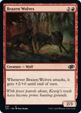 Brazen Wolves [Jumpstart 2022] | Spectrum Games