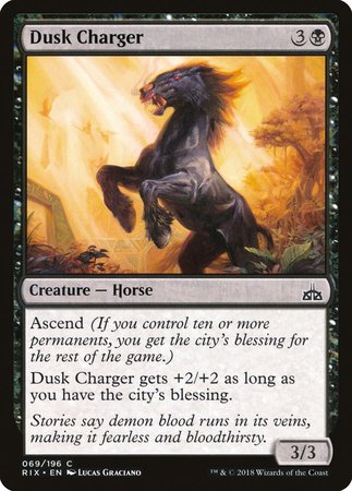 Dusk Charger [Rivals of Ixalan] | Spectrum Games