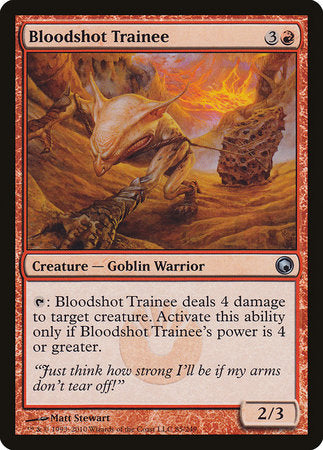 Bloodshot Trainee [Scars of Mirrodin] | Spectrum Games