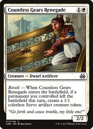 Countless Gears Renegade [Aether Revolt] | Spectrum Games