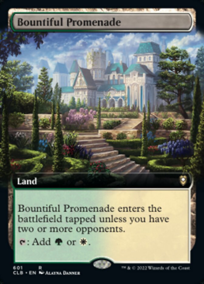 Bountiful Promenade (Extended Art) [Commander Legends: Battle for Baldur's Gate] | Spectrum Games