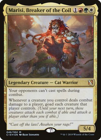 Marisi, Breaker of the Coil [Commander 2019] | Spectrum Games