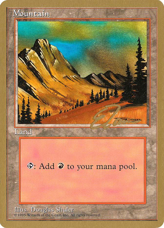 Mountain (et375) (Eric Tam) [Pro Tour Collector Set] | Spectrum Games