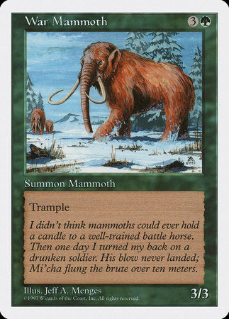 War Mammoth [Fifth Edition] | Spectrum Games