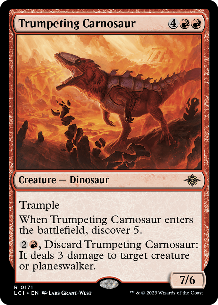 Trumpeting Carnosaur [The Lost Caverns of Ixalan] | Spectrum Games