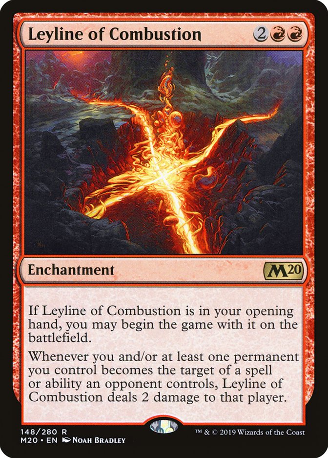 Leyline of Combustion [Core Set 2020] | Spectrum Games
