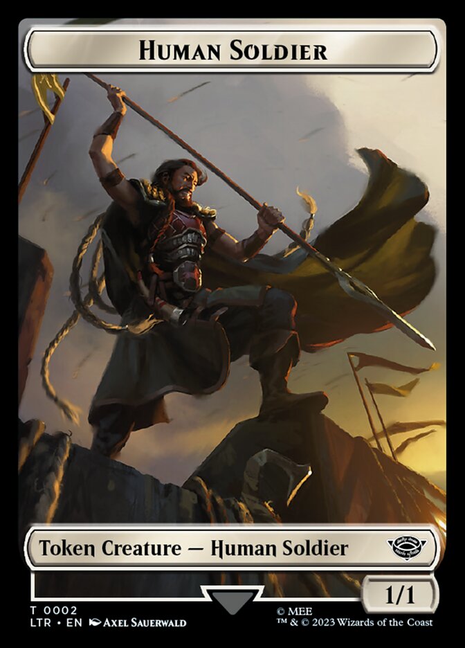 Human Soldier Token (02) [The Lord of the Rings: Tales of Middle-Earth Tokens] | Spectrum Games