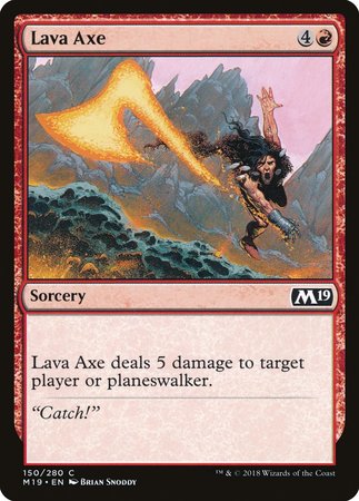 Lava Axe [Core Set 2019] | Spectrum Games