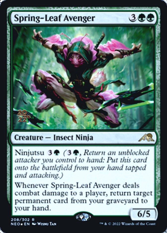 Spring-Leaf Avenger [Kamigawa: Neon Dynasty Prerelease Promos] | Spectrum Games
